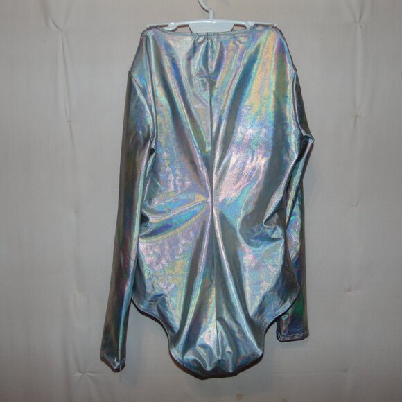 Charlotte Russe Long Sleeve Bodysuit M - Picture 2 of 6